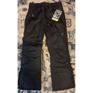 Arctic Quest Insulated Snow Pants Grey, Youth Kids Size S 7/8 Ski Snowboard,